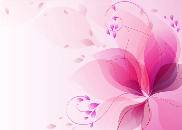 Abstract colorful background  with  flowers — Stockvector